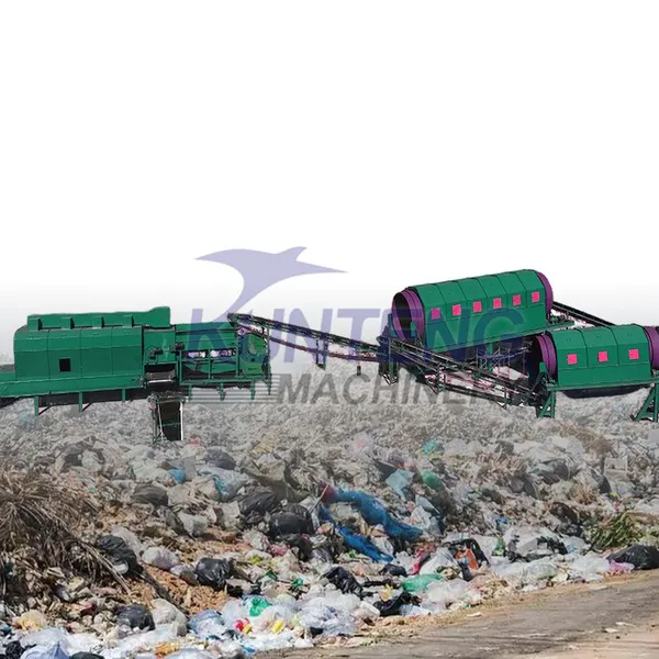 City Garbage Sorting Machine Plastic Metal Waste Classification Recycling Machine EPC