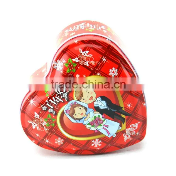 Cute Heart Shape Tin Box for Candies,gift Box for Kids,wedding Candy Cans With Heart Shape photo-3