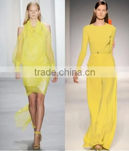 2017 Spring Women Dresses Drapey Silky 100% Viscose 120D Georgette/ggt Crepe Fabric photo-6