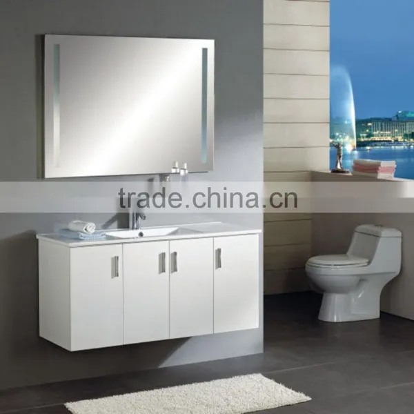Aqua Gallery Solid Wood Bathroom Furniture With Mirrored Cabinet photo-3
