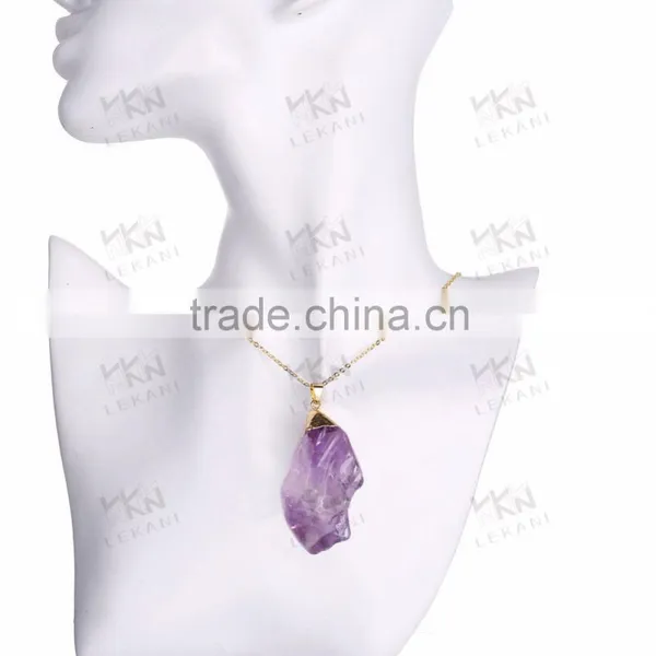 Popular Colorful Natural Crystal Necklace photo-4