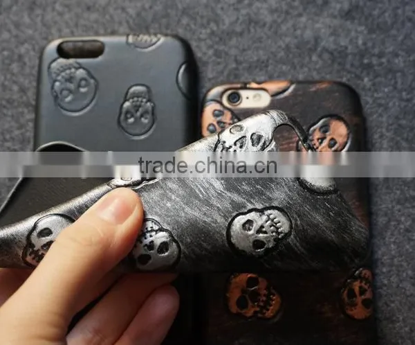 6/6S Luxury Slim Mobile Phone Back Cover Leather Back Case For IPhone photo-2
