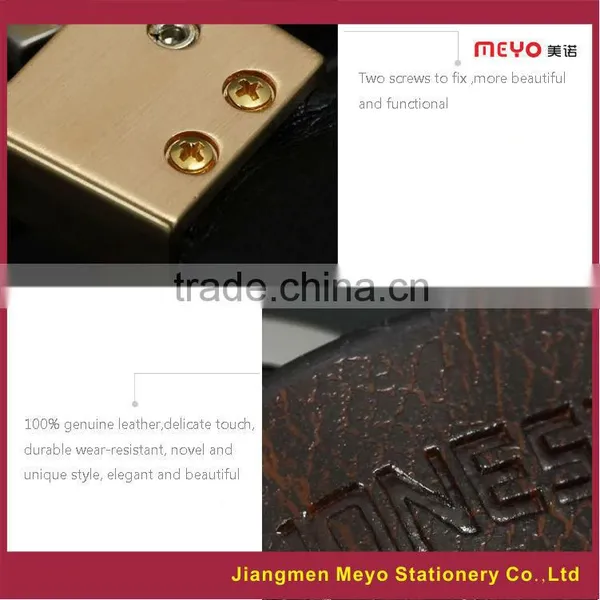 2015 Novelty Hotel Advertising Gift Custom Modern Metal Genuine Leather Keychain MEYOKCB975 photo-5