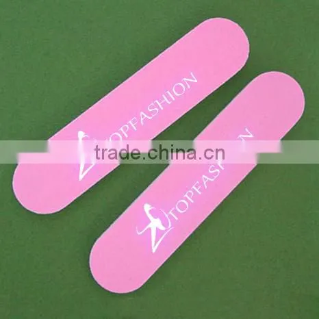 Whlosesale Eva Nail File Customized Logo Disposable Emery Board Paper Nail File Eva Material 9 cm Nail File