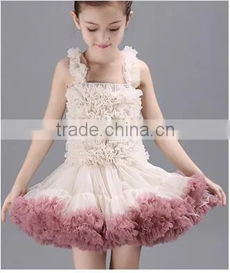 Fluffy Baby Evening Petti Dress, Sugar Plum Fairypink Pettskirts for Toddler Girls,Boutique Children Long Skirts photo-3