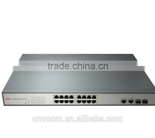 Best Quality High Power PoE Switch With 16 Ethernet Ports and 2 Gigabit Ports photo-2
