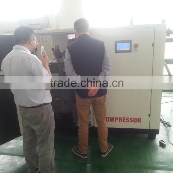 Inverter Type 22KW 30HP Belt Drive Screw Air Compressor photo-2
