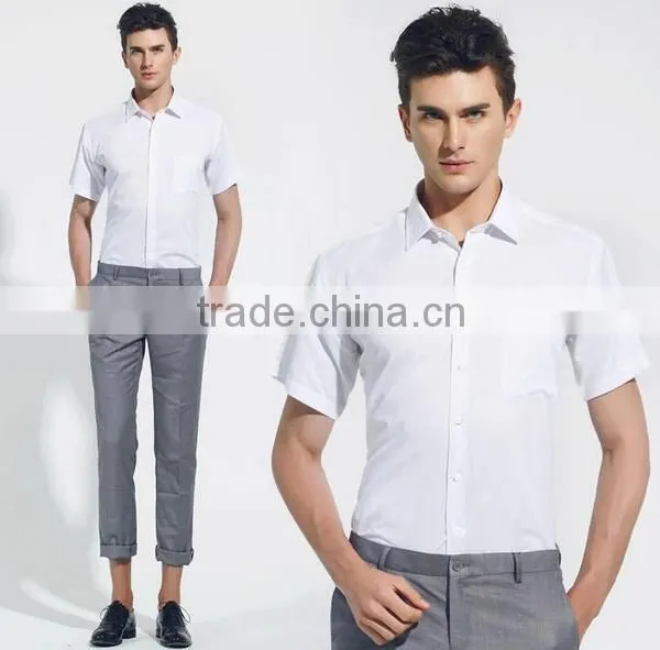 Elastic Comfortable Shirt Fabrics Plain Cotton Stretch Poplin photo-3