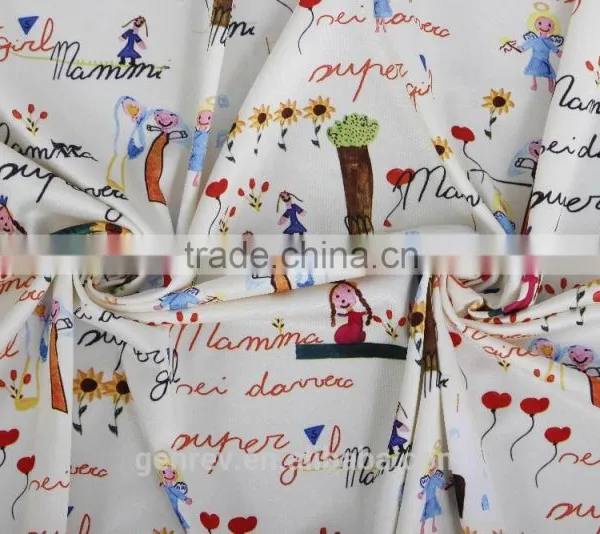 Poyester Fabric Digitall Print Polyester Fabric Factory Diect Sale Poly Knit sp Print photo-5