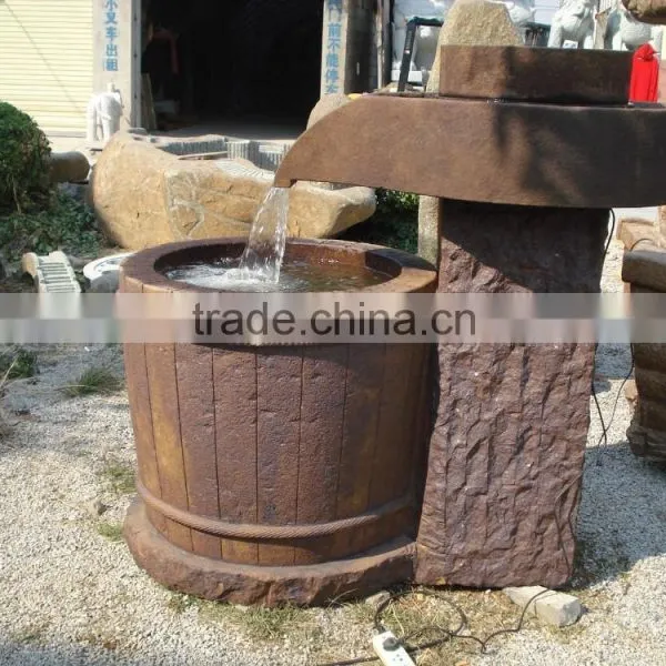 Antique Millstone Fountain photo-3