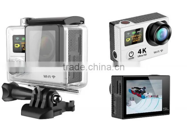 2016 Best Price! 4K Video Dual Screen WiFi Waterproof Sport Camera--DV-25 photo-3