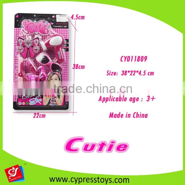 Beauty Girl Salon Toy Set With Hair Dryer Curling Iron Lipstic and Acc photo-5