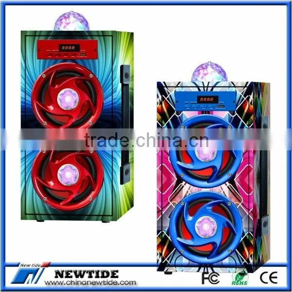 NT-WS002 Trade Assurance Supplier LED Wood Speaker photo-4