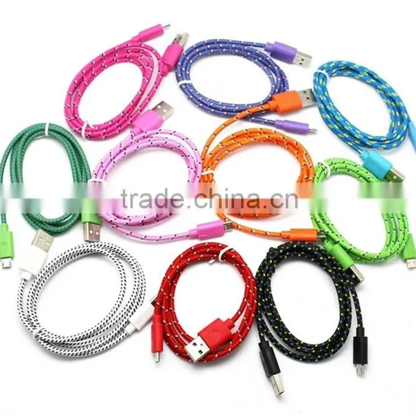 Wholesale Made in China High Quality Braided USB Charger Cable photo-6