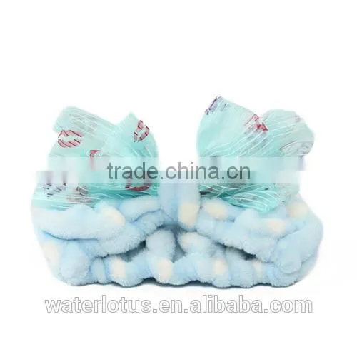 Beauty Cute Hot Sale Designer Head Wrap Organza Bowknot Headwrap photo-3