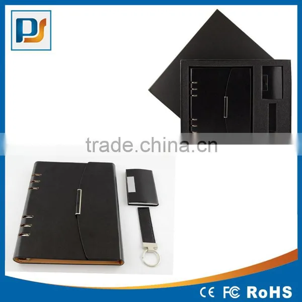 2016 New Products Corporate Gifts High Quality New Business Gift Includes Notebook, Key Chain and Business Name Card Holder photo-6