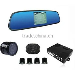 Car Reverse Parking Sensors With Rearview Mirror and Camera