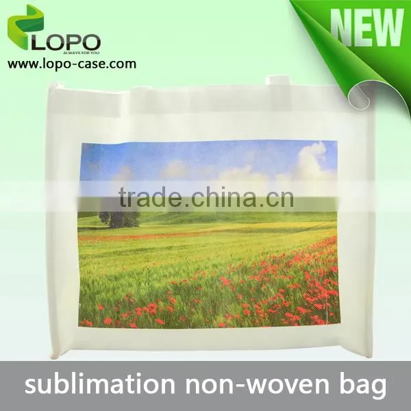 2016 Sublimation DIY Shopping Non-woven Bag for Environmental photo-2