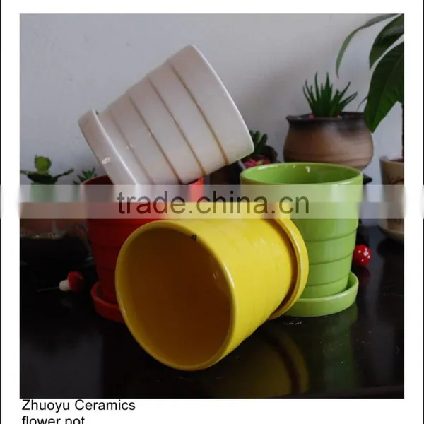 Colorful Ceramic Mini Succulent Pots photo-2