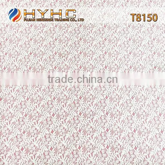2016 New Guipure Lace Fabric, Cotton Nylon Lace Fabric T8150