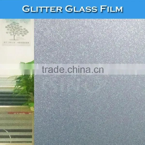 D003 Glitter Colored Glass Film Window Decoration Stickers photo-3