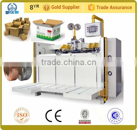 Semi automatic carton stitching machine, Manual corrugated box binding machine stitcher