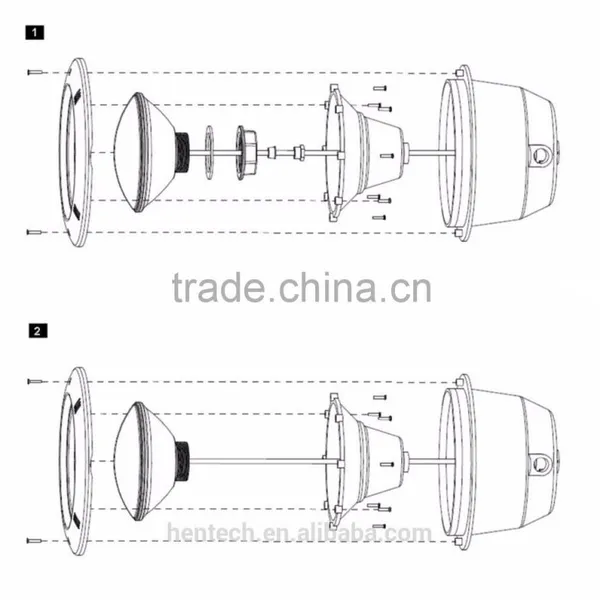 High Quality PAR56 Easy Replacement IP68 Warm Cool Neutral Pure White LED Swimming Pool Fountain Light photo-4