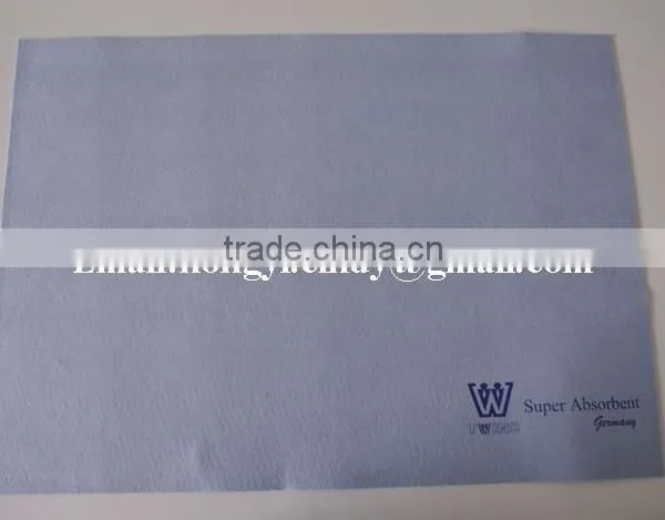 Logo Printed Super Water Absorbent Nonwoven Fabric Floor Cleaning Cloth ( Viscose/polyester) photo-3