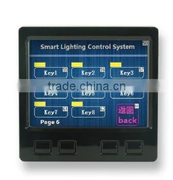 3.5-7 Inch Wired Real Color LCD Touch Screen Module for Intelligent Lighting Dimmer Control System-YT-TP35B