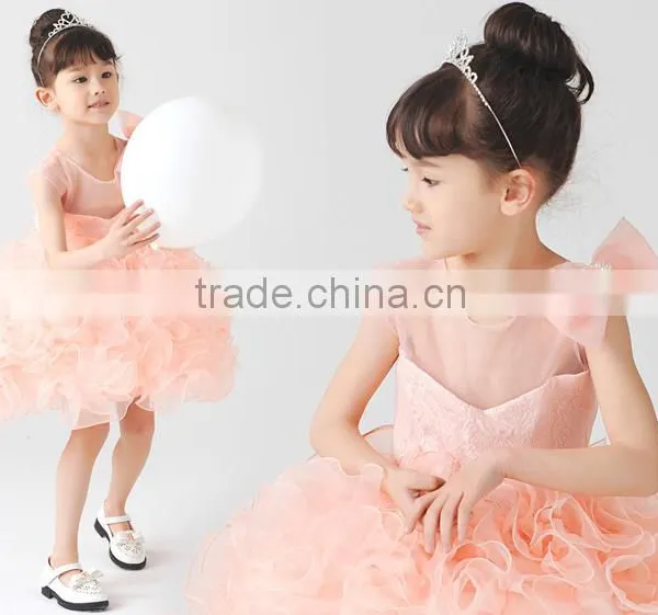 2015 Hot Sale Children Real Sample Flower Girl Dress photo-4