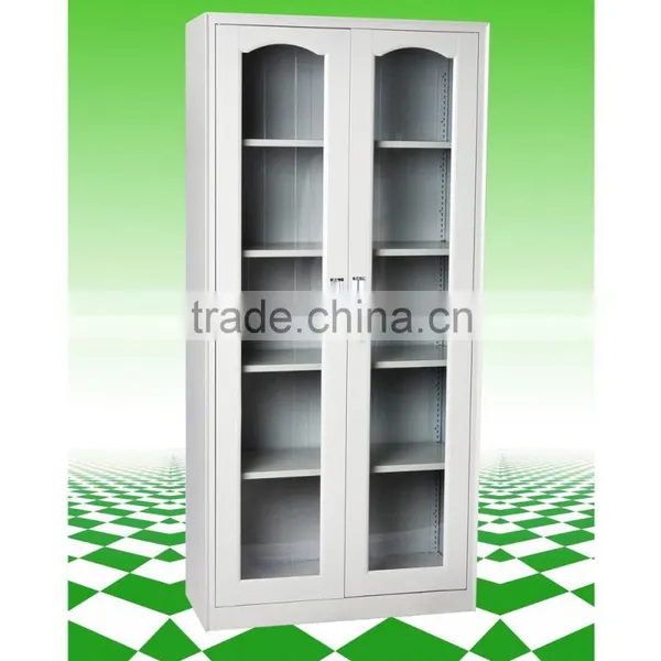 School Lab Equipment Stainless Steel Glass Door Laboratory Cabinet photo-4
