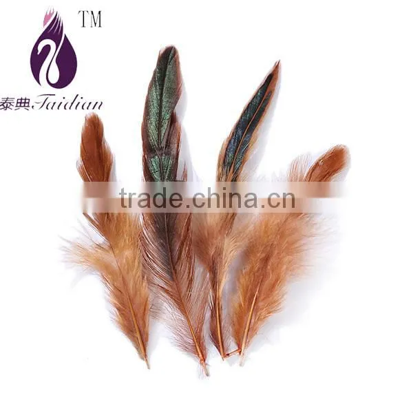 Red Rooster Chicken Feather for Jewelry DIY/party/New Year Decoration photo-4