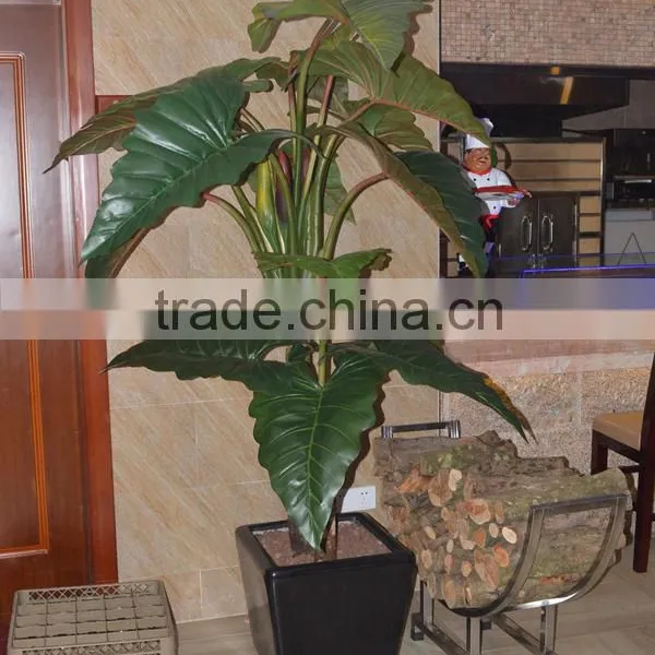 All Kinds Big Leaves Artificial Bonsai Plant photo-3