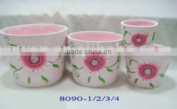 Hand Painted Flower Pot ,teracotta Planter,animal Planter