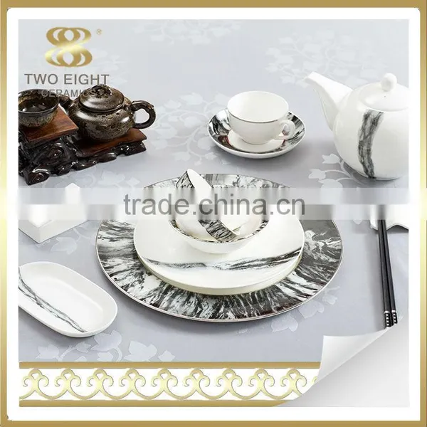 Unique New Bone China Tableware Dinnerware Set for Wedding