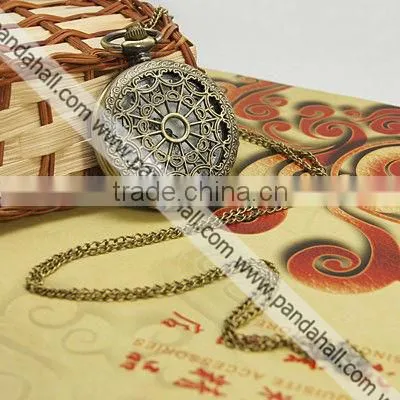 Steampunk Pocket Timepiece Antique Pocket Watches Necklaces Mixed(WACH-G006-M3) photo-2
