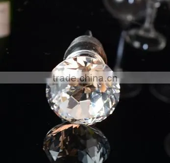 Crystal Diamond Wine Bottle Stopper for Wedding Decoration photo-2