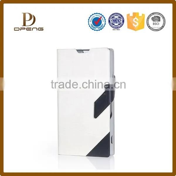 2015 Top Sale Custom OEM Design PU Leather Striped Phone Case photo-5