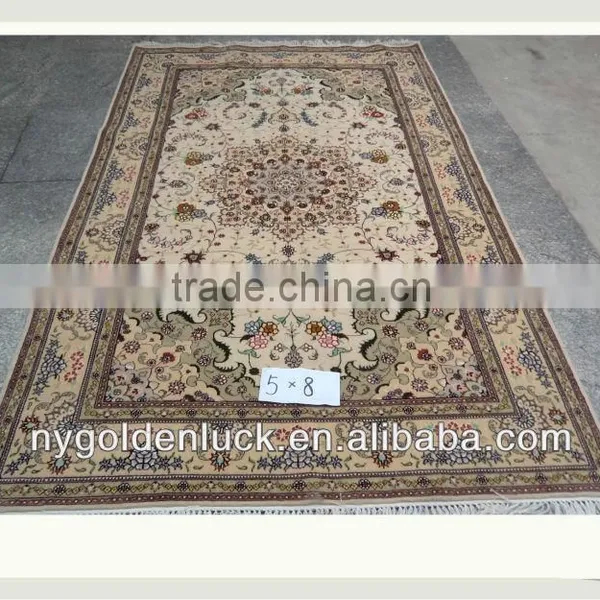 5x8ft Hand Woven Chinese Silk Rugs on Sale