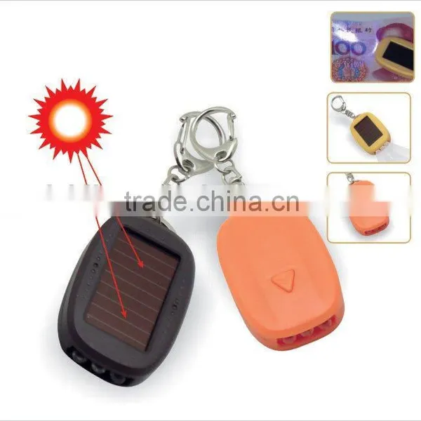 Solar torchlight (GF-D-2690B(counterfeit detector)) (solar keychain/solar powered keychain/solar flashing keychain)