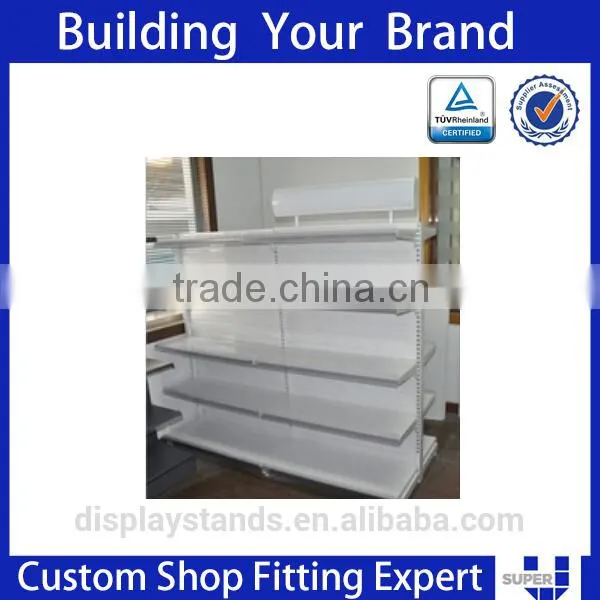 Good Quality Painted White Wooden Brochure Display Rack photo-2