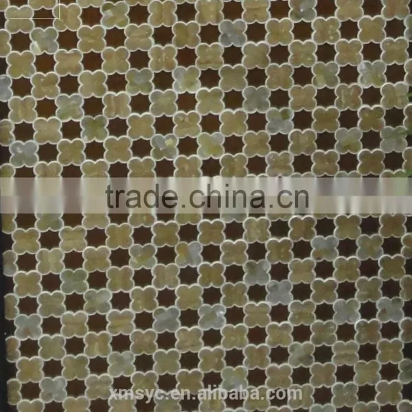 China Glass Mosaic, Glass Mosaic Patterns, Crystal Glass Mosaic Tile photo-5