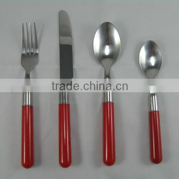 Stainless Steel Plastic Handle Cutlery