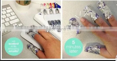 Nail Art Foil Remove Wraps for Nail Polish