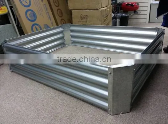 Metal Galvanized Raised Garden Frame Gardenbed Planting Bed Hot Sale Eco Friendly Planter photo-4