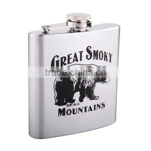 New Design Hip Flask in Screen Printing