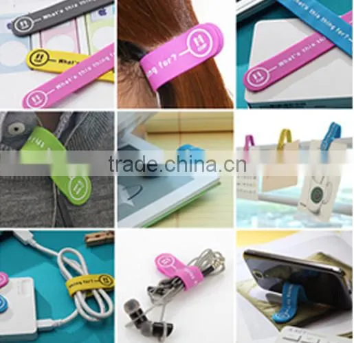 Funny Custom Silicone Magnetic Clip, Eco Friendly to Hold Papers/money/leather