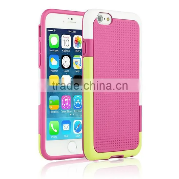 Brand New Contrast Color TPU Case Cover for Iphone6 Dual Color Hybrid Hard Cover Case for Iphone6 Plus photo-3