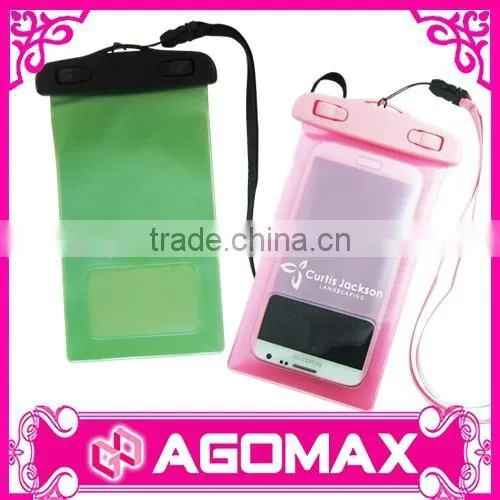 Small MOQ Business Gift Colorful Swimming Dry Phone Bag