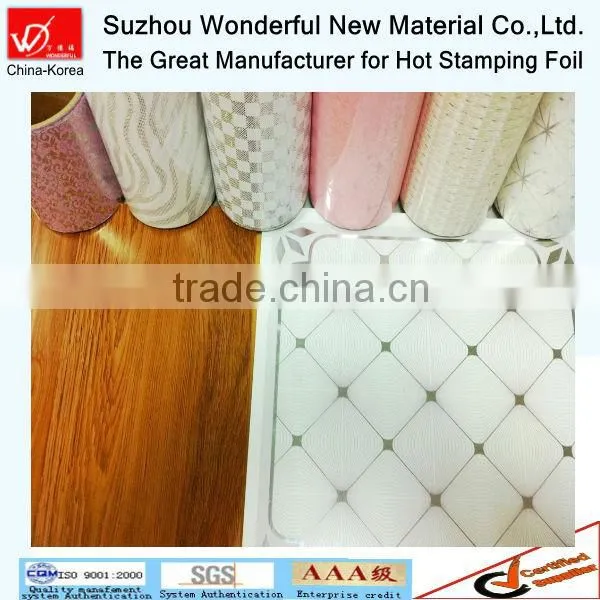 Hot Stamping Foil For PVC Wall & Ceilling Panels